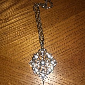 a long necklace